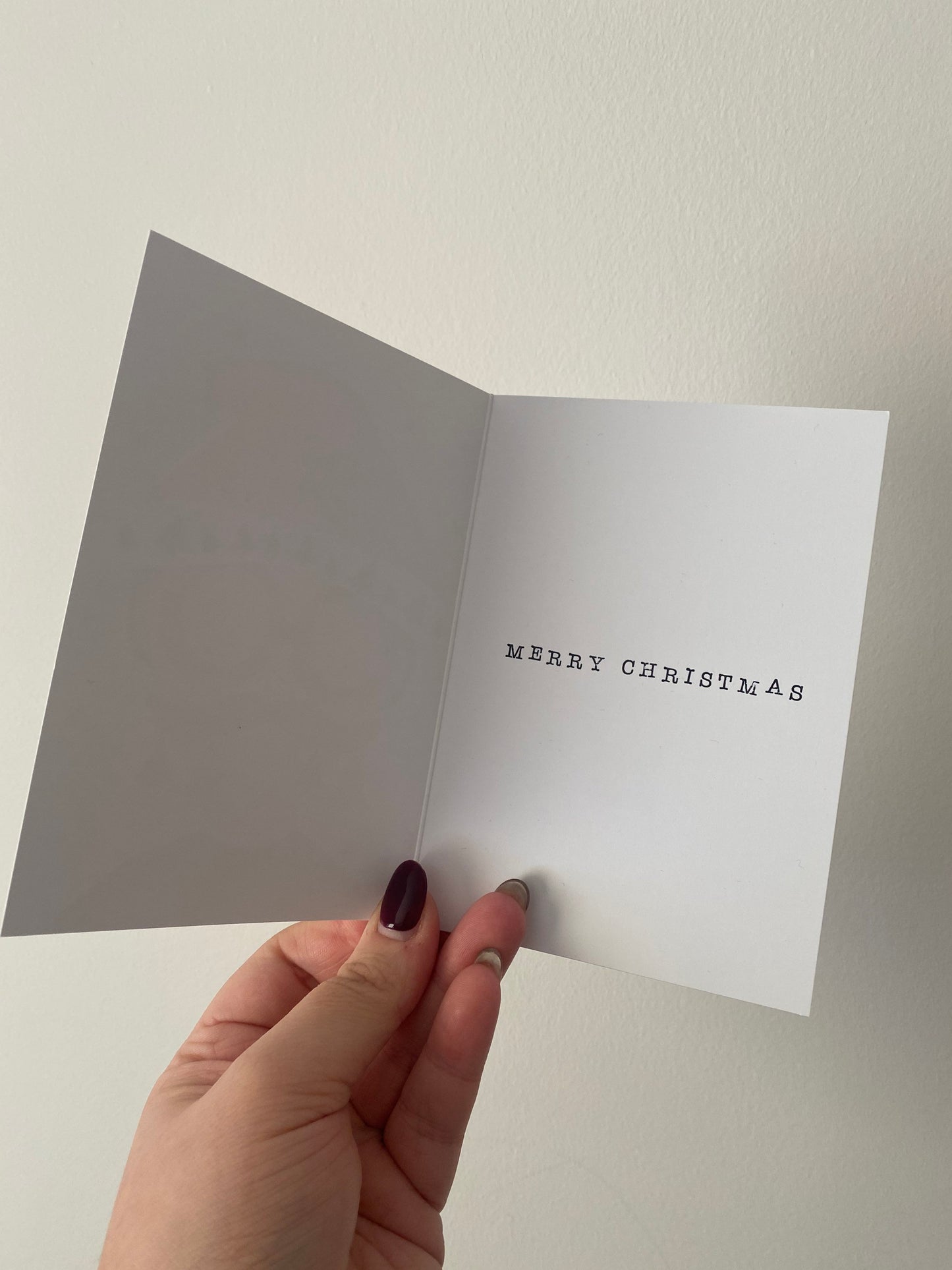 Bauble Earring Christmas Card