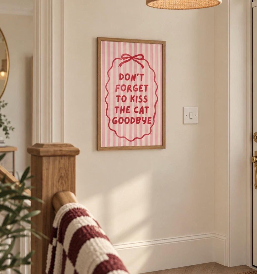Kiss the Cat Goodbye Print
