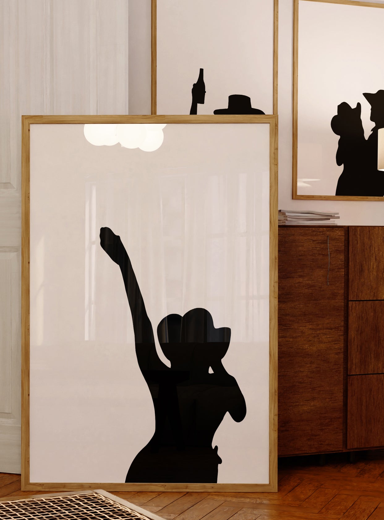 Cowgirl & Cowboy Outline