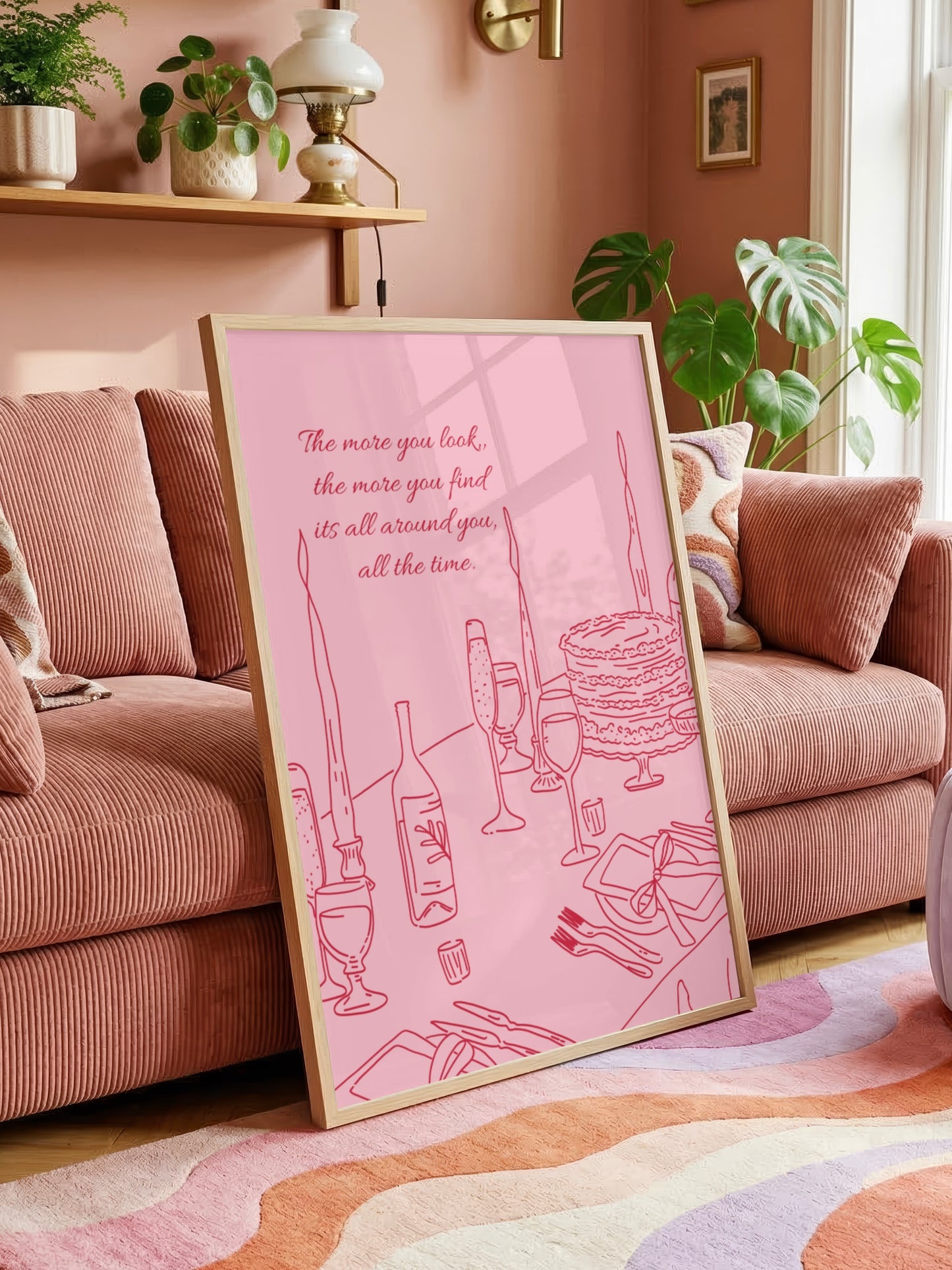 Romantic Dinner Table Print