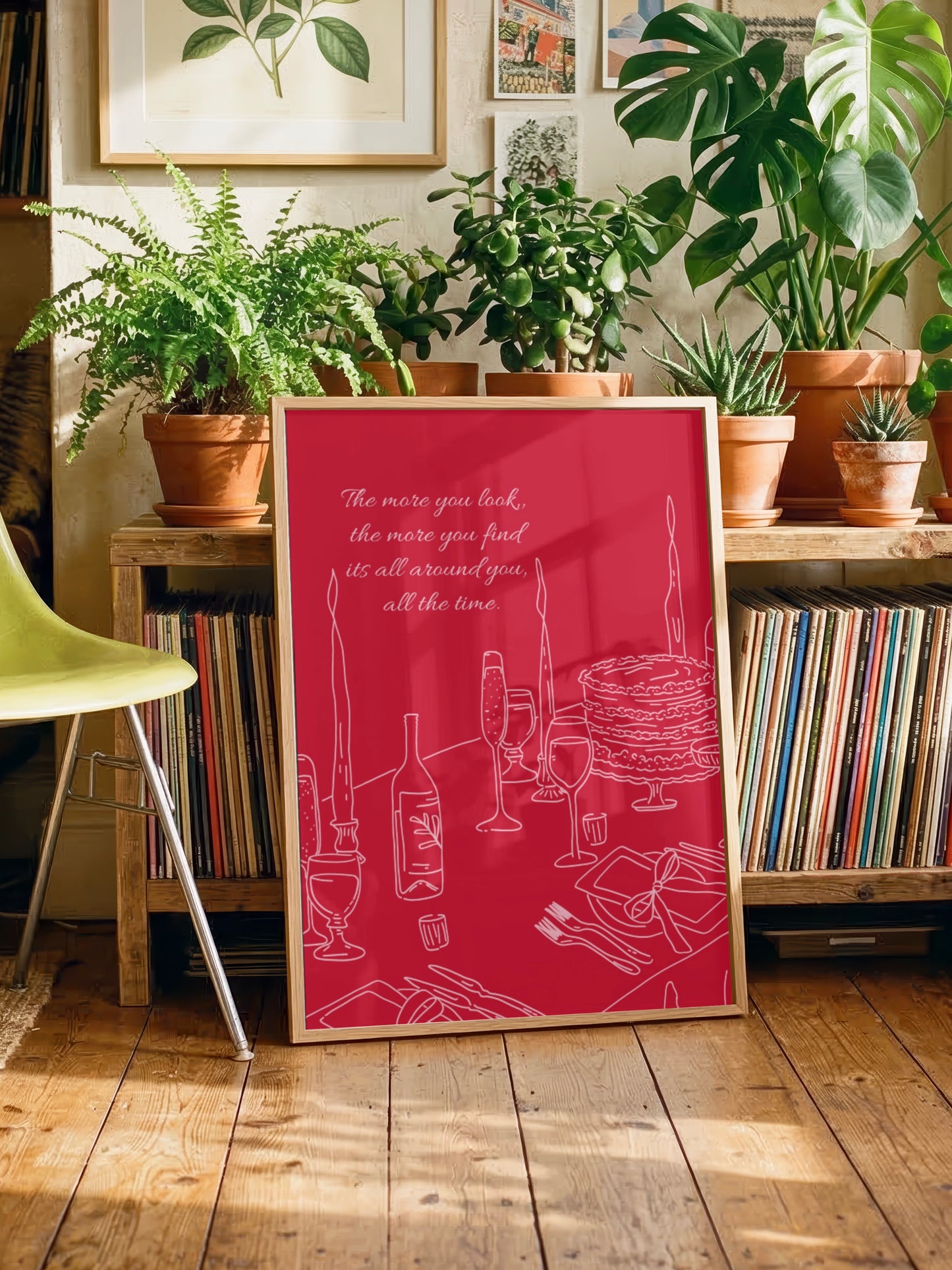 Romantic Dinner Table Print