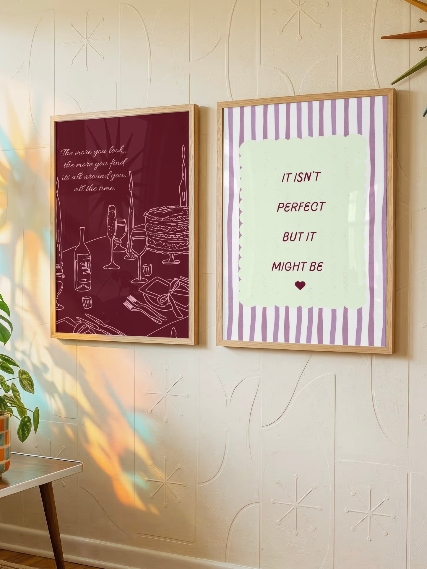 Romantic Dinner Table Print