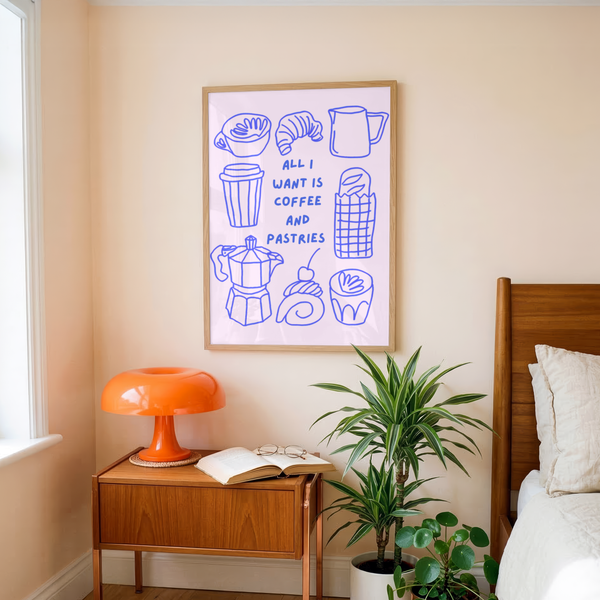 Coffee & Pastries Print