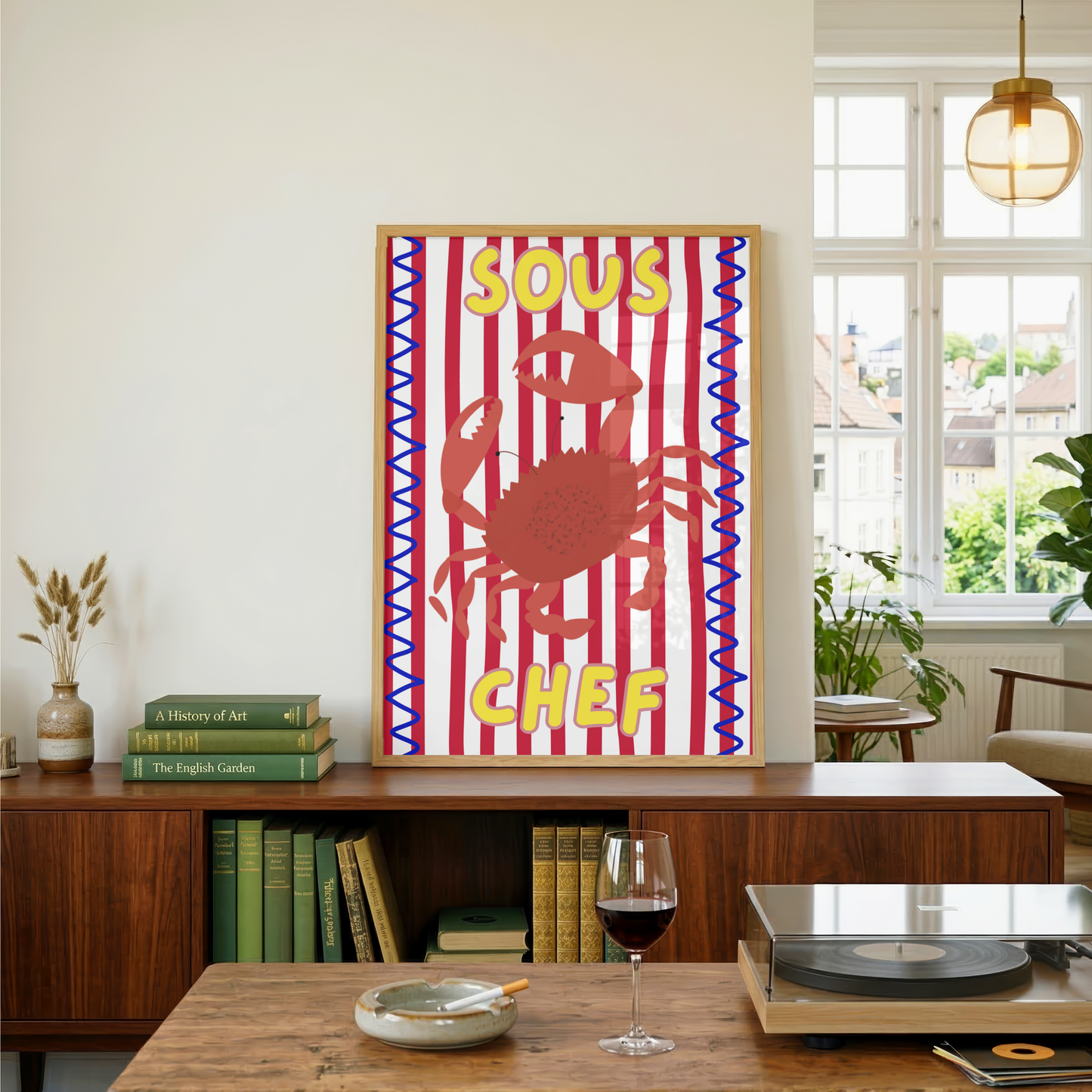 Sous Chef Crab Print