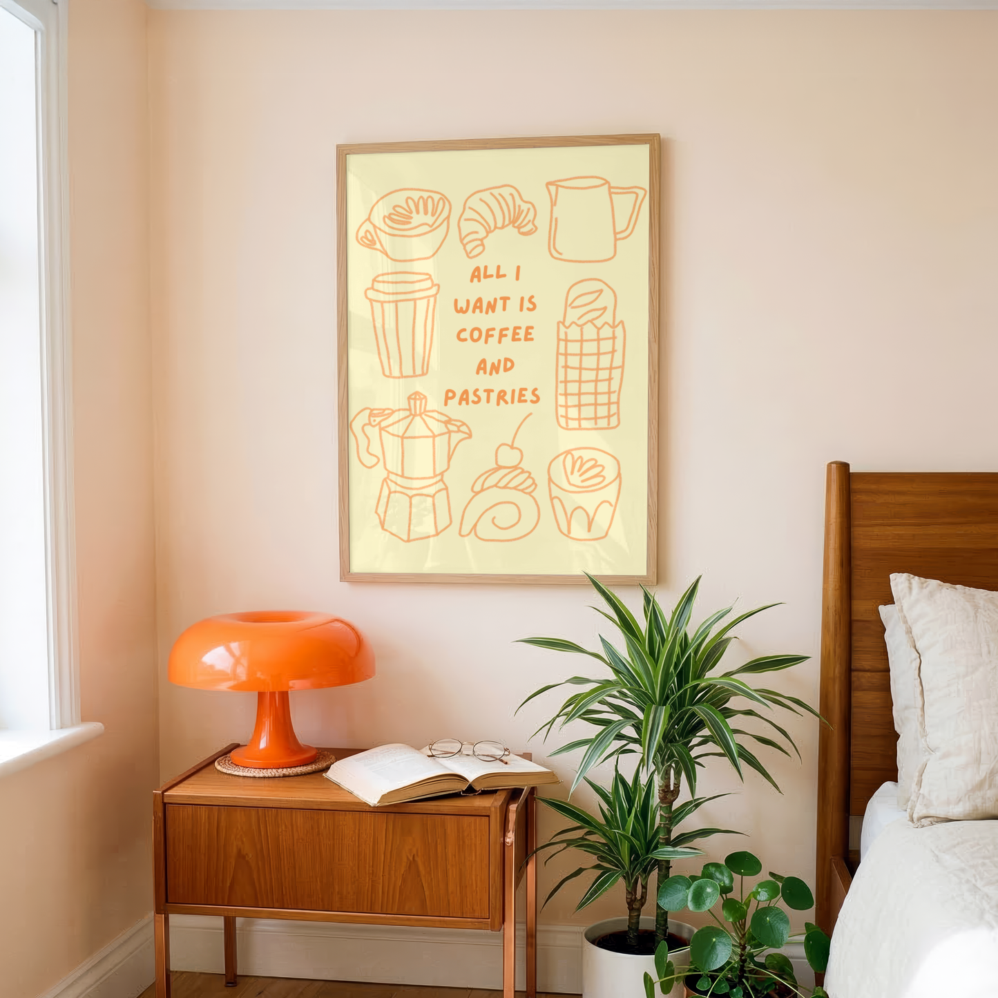 Coffee & Pastries Print
