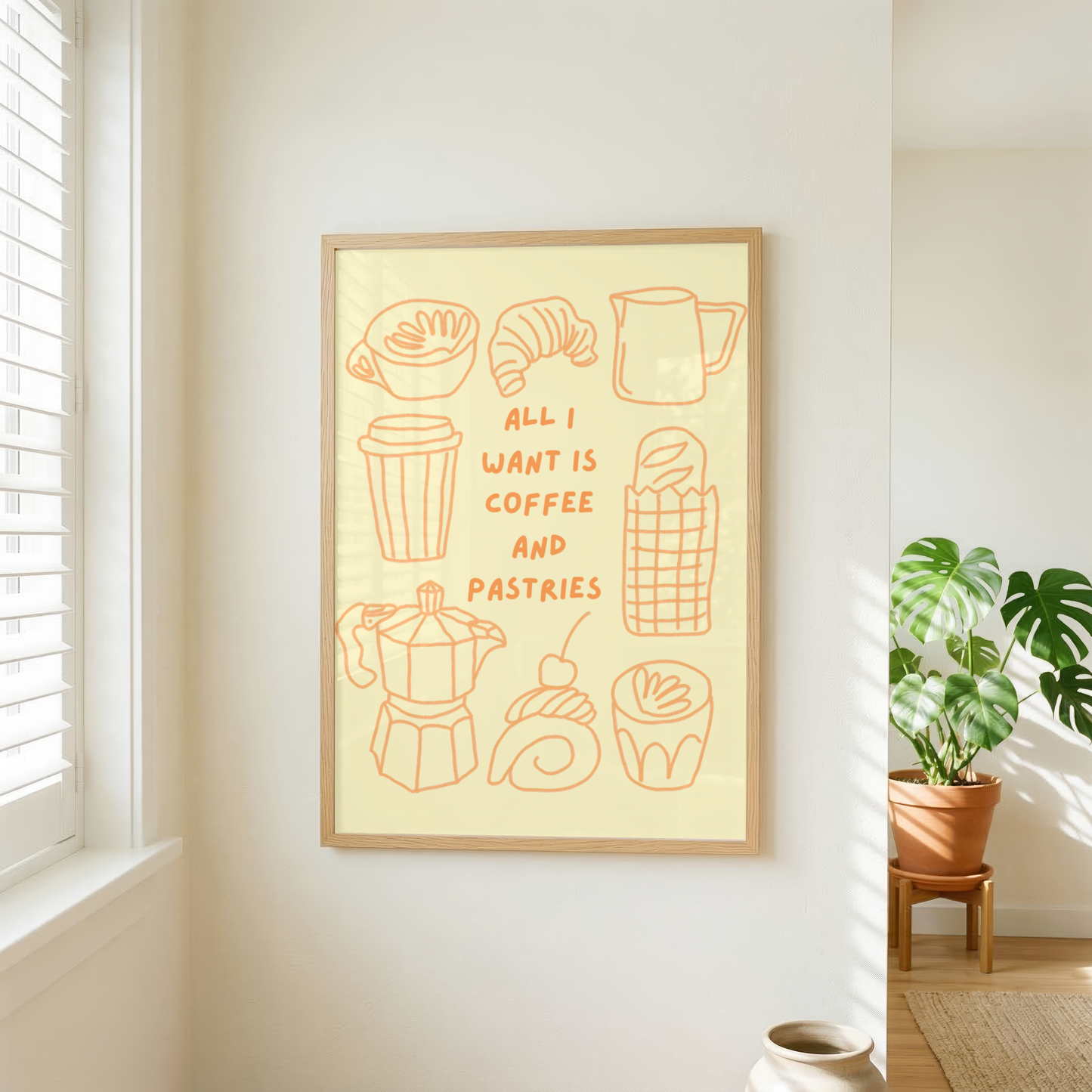 Coffee & Pastries Print