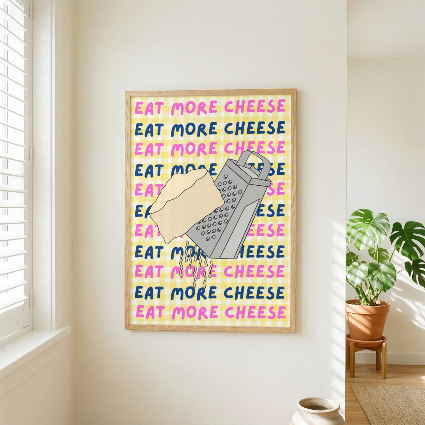 Eat More Cheese Print