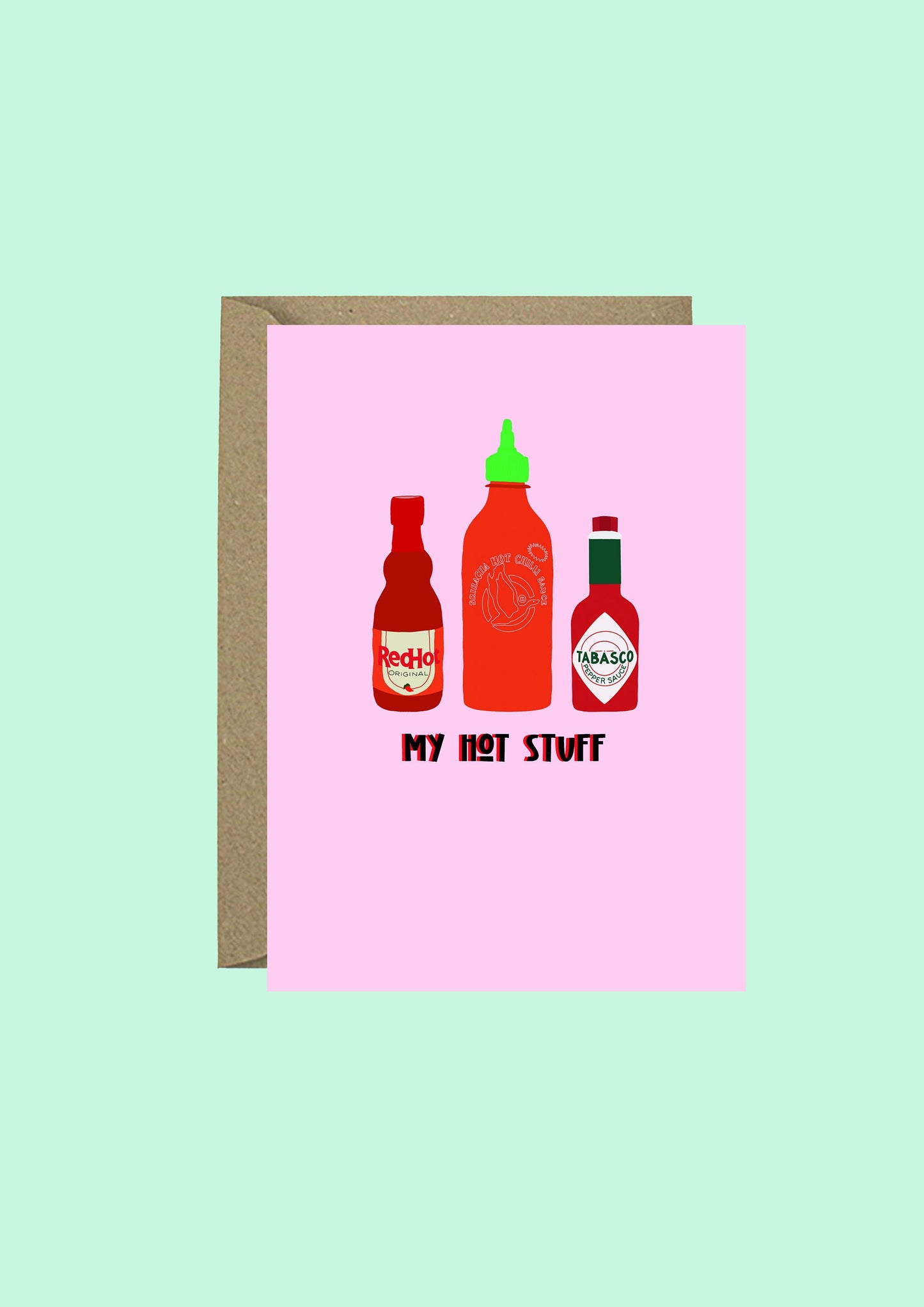 Hot Stuff Greeting Card