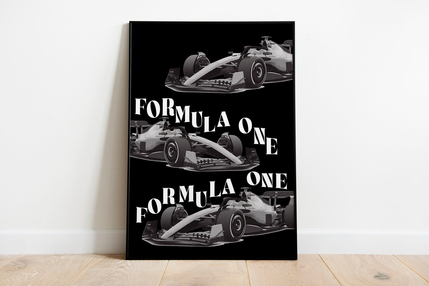 F1 Cars Poster