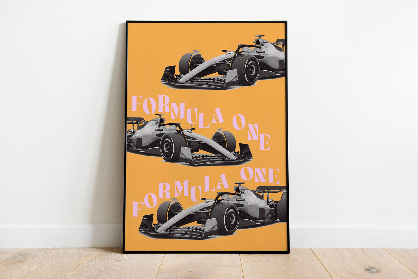 F1 Cars Poster