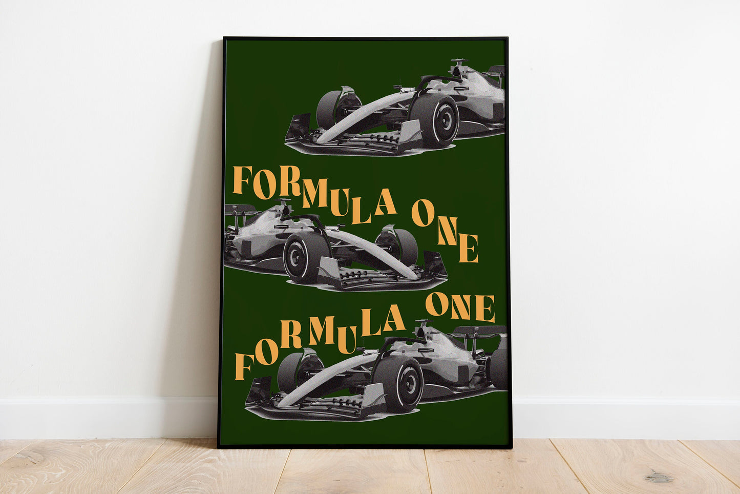 F1 Cars Poster