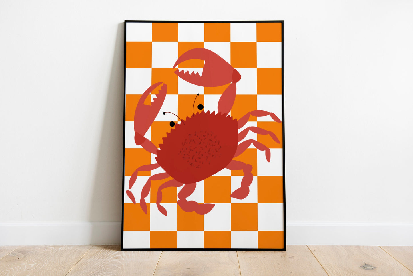 Single Gingham Crab