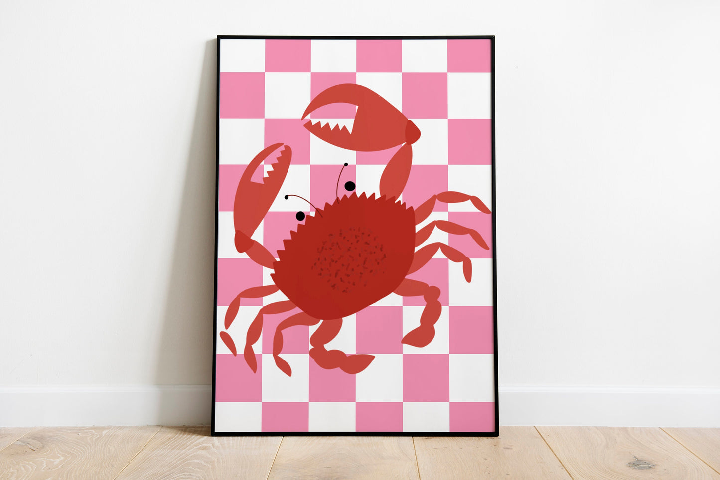 Single Gingham Crab