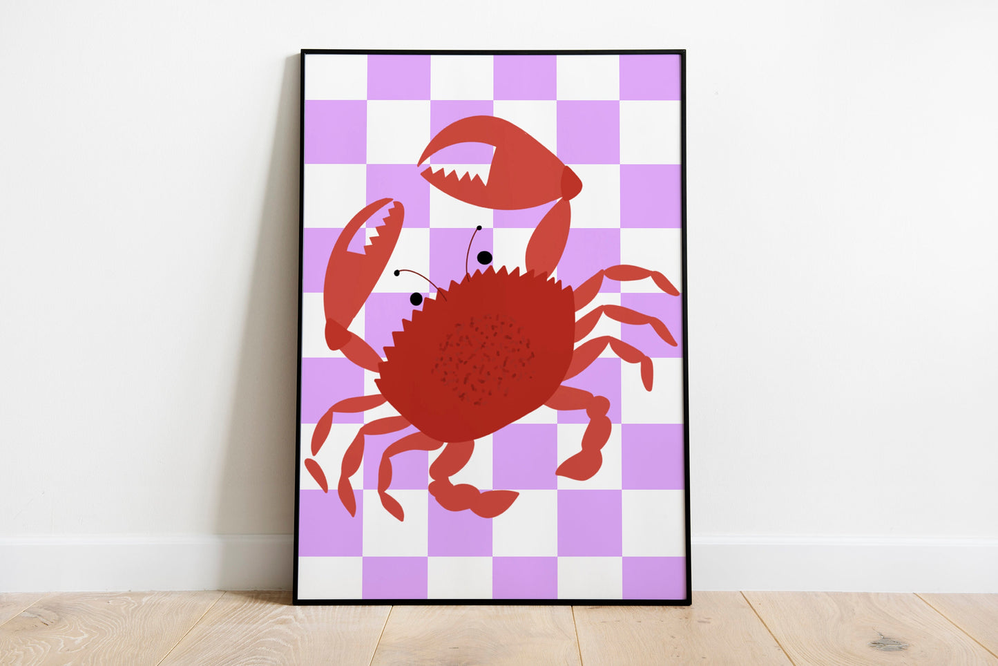 Single Gingham Crab