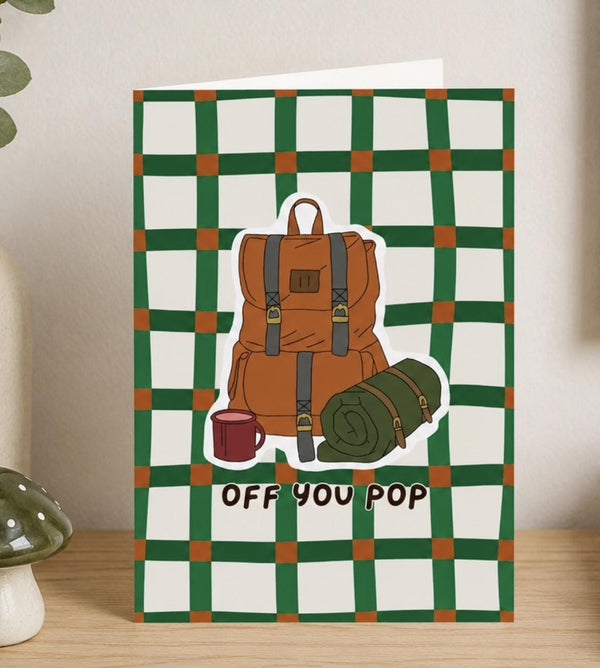 Off You Pop Card