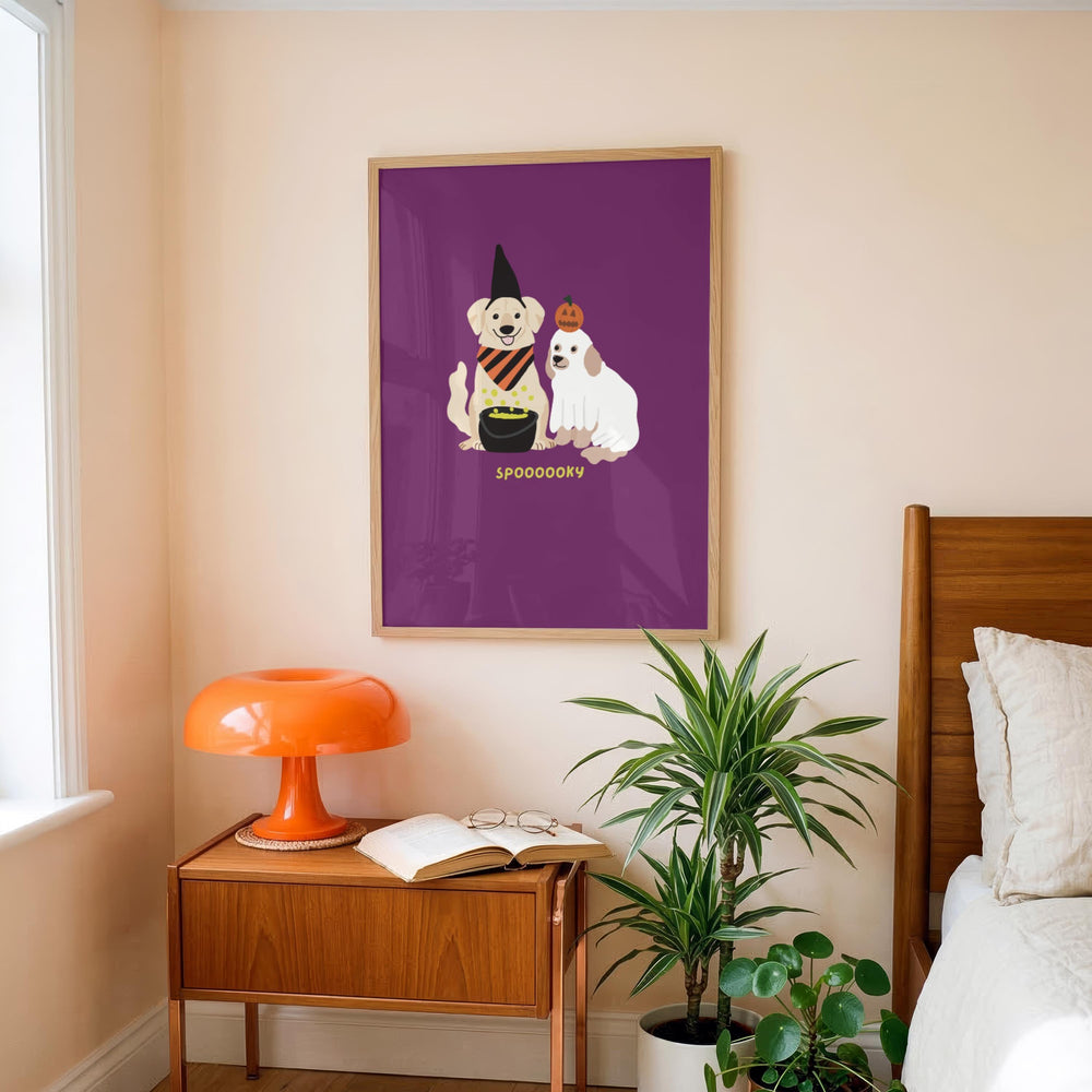 Spooky Dogs Halloween Print