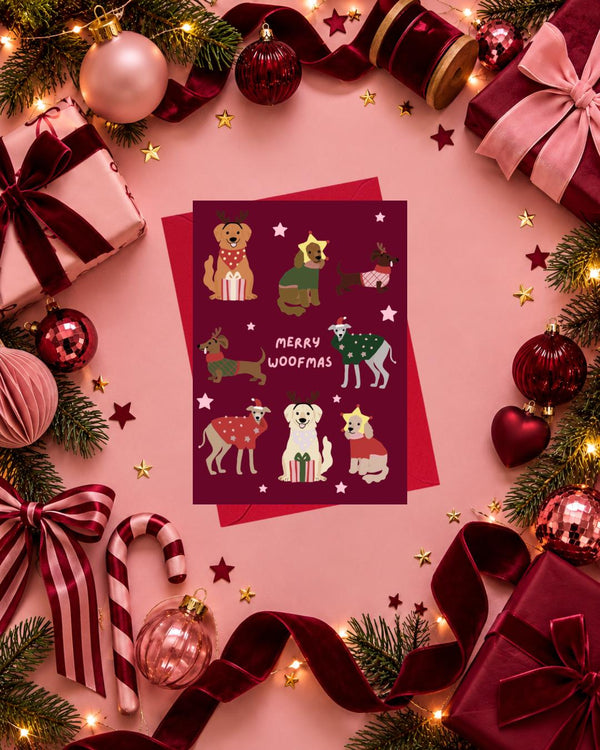 Funny Dog Christmas Card